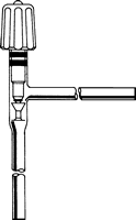 VALVES, CHEM-VAC™, GLASS PLUGS, O-RINGS, HIGH VACUUM, 90°