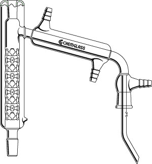 DISTILLING  HEADS, JACKETED, VIGREUX, MICRO