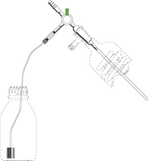 ADAPTERS, FRITTED INLET FEED FOR ROTARY EVAPORATOR