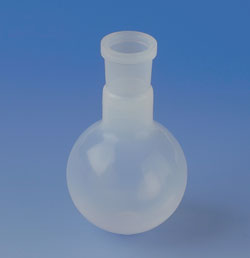 FLASKS, PFA, ROUND BOTTOM, SINGLE NECK