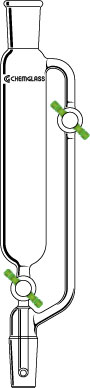 FUNNELS, ADDITION, PTFE STOPCOCKS