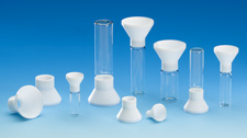 FUNNELS, VIALS, PTFE