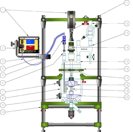 KITS, BENCHTOP REACTORS, JACKETED, 5L