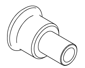 ADAPTERS, PROCESS REACTORS, LOWER OUTLETS