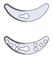 STIRRER BLADES, PTFE, 19MM, HEAVY DUTY, BANANA SHAPED