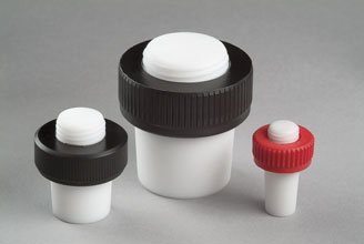 STOPPERS, SAFE-LAB®, FLASK LENGTH, PTFE