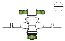 STOPCOCKS, STRAIGHT BORE, PTFE PLUGS