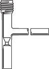 VALVES, CHEM-VAC™, GLASS PORTION ONLY, 1-ARM