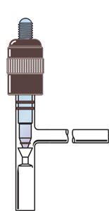 VALVES, CHEM-VAC™, GLASS PLUGS, O-RINGS, HIGH VACUUM, 1-ARM