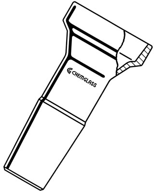 ROTARY EVAPORATOR STEAM DUCT/VAPOR TUBES, KECK CLIP, R200 AND R205