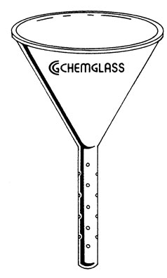 FUNNELS, SOLVENT ADDITION