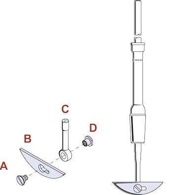 STIRRER ASSEMBLIES, 10MM, MACRO, CHEM-STIR™