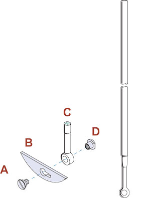 STIRRER SHAFTS, GROUND, 10MM, CHEM-STIR™