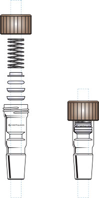 STIRRER BEARINGS, 19MM, PTFE, CHEM-STIR™